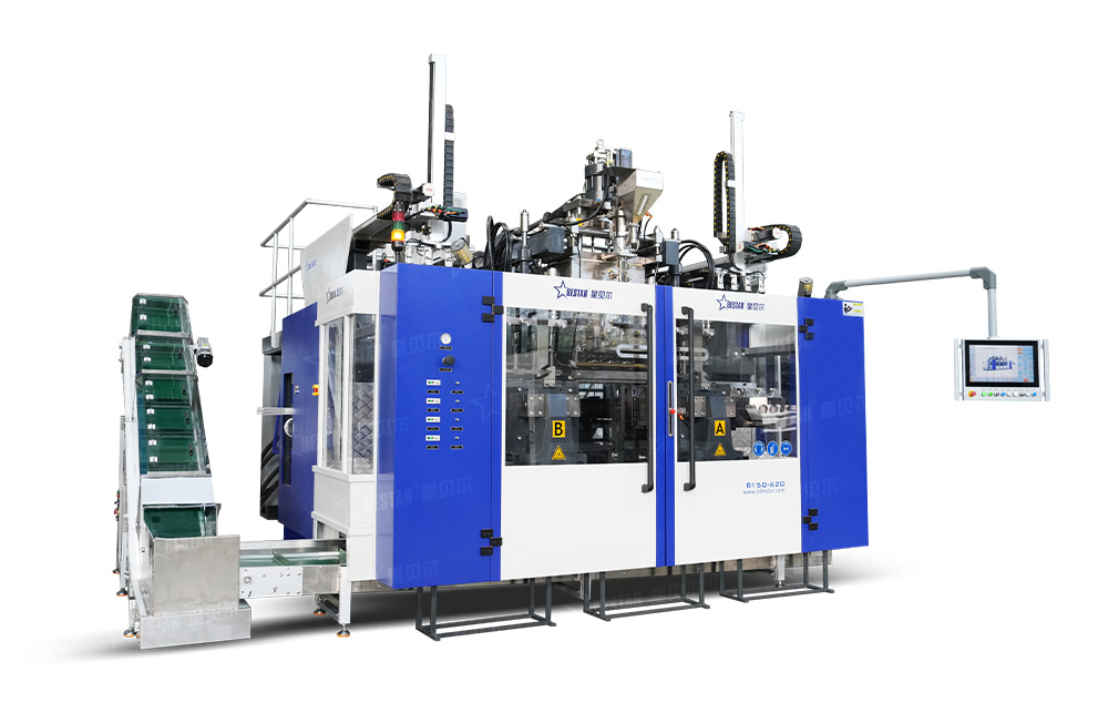 1升4腔双工位机油壶吹瓶机